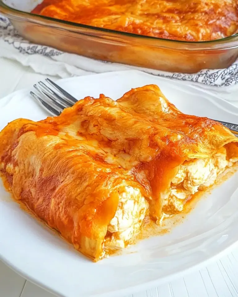 Sour Cream Chicken Enchiladas
