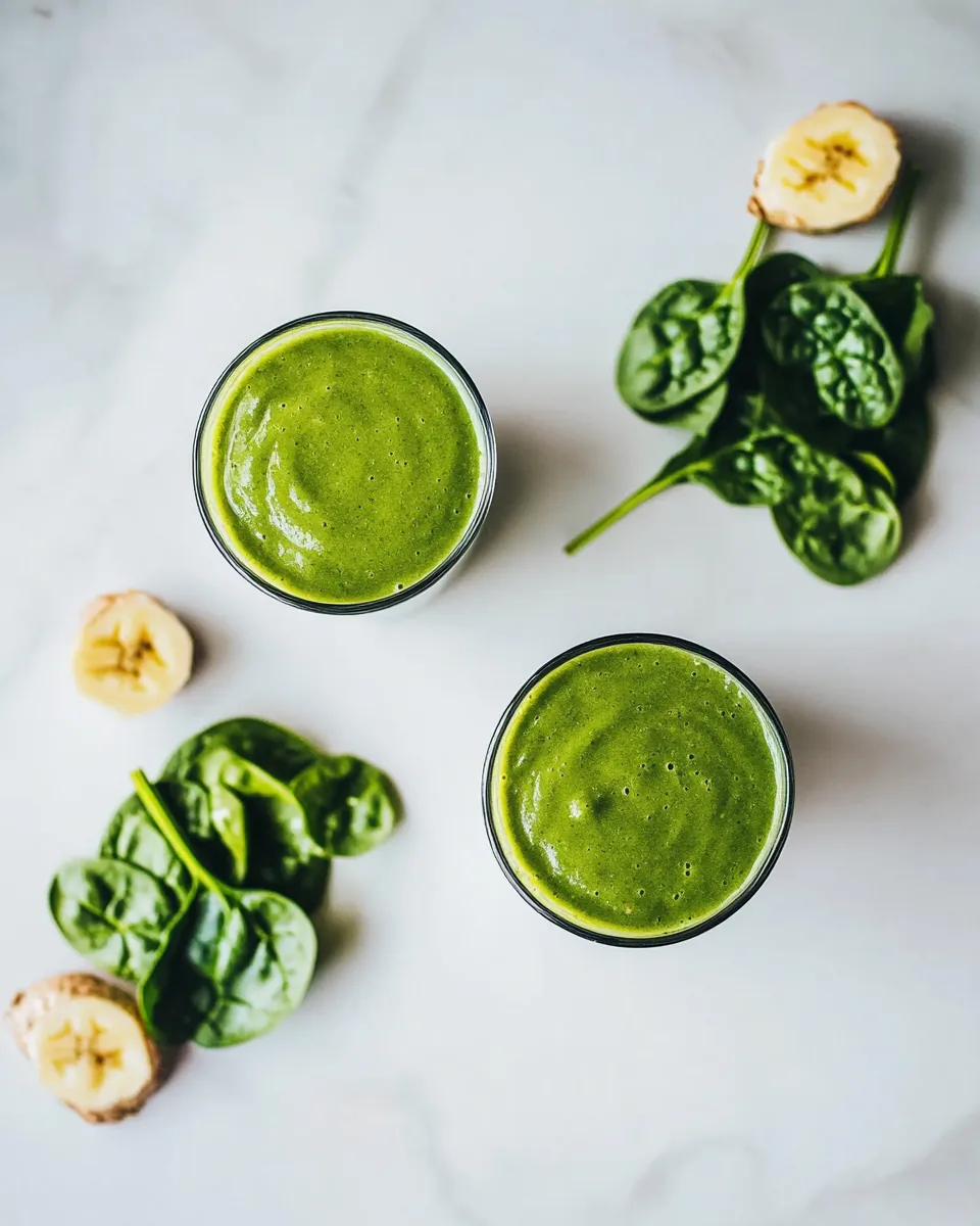 Spinach Banana Ginger Smoothie