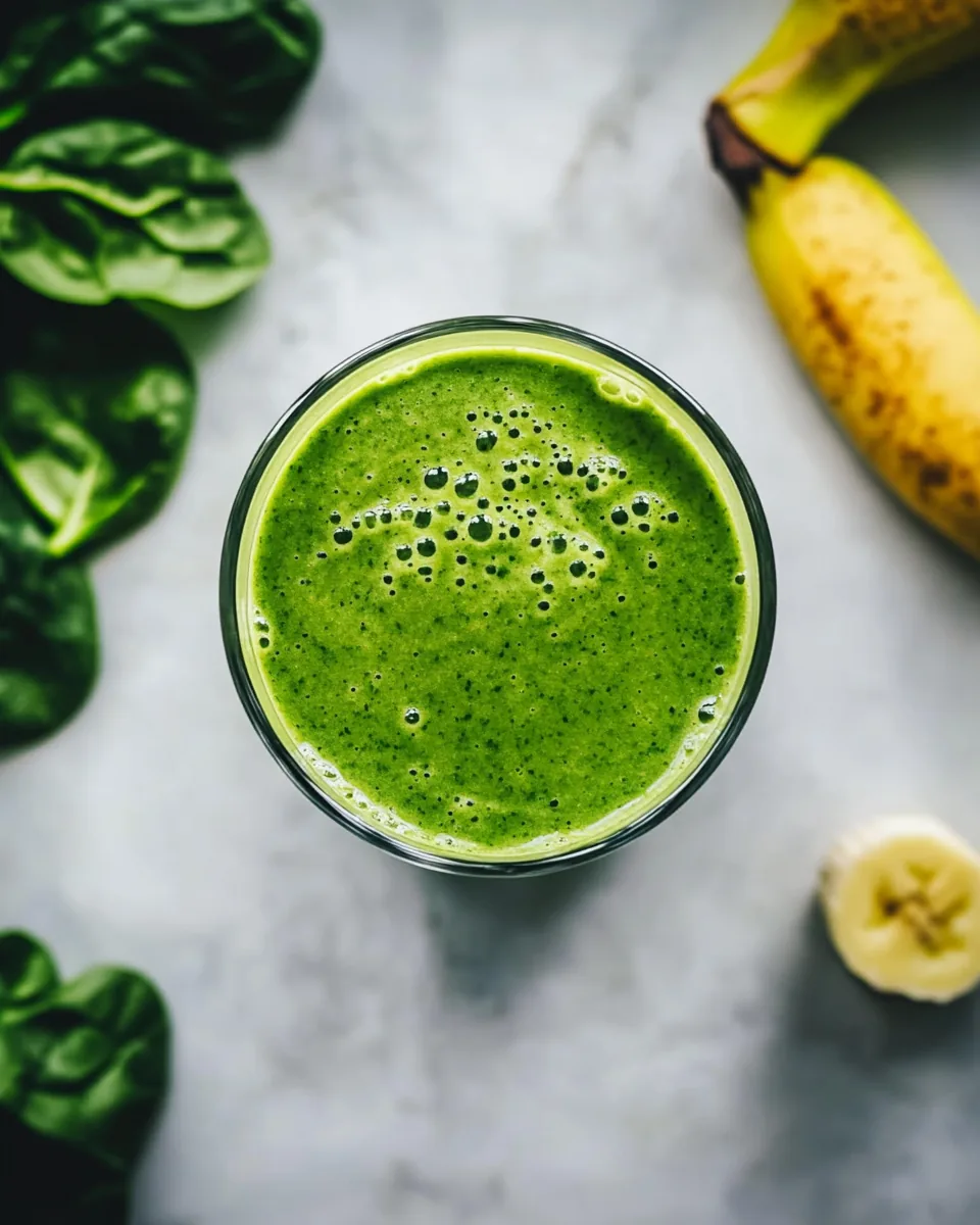 Spinach Banana Ginger Smoothie