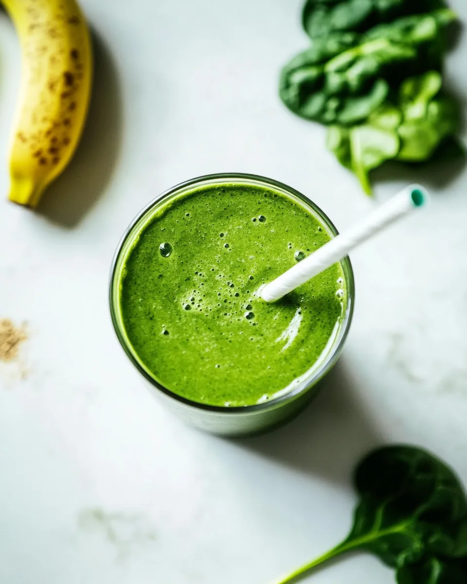 Spinach Banana Ginger Smoothie