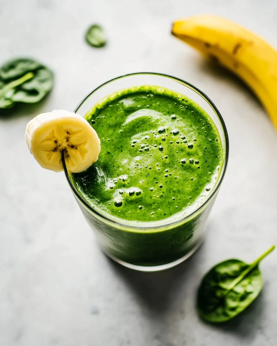 Spinach Banana Ginger Smoothie