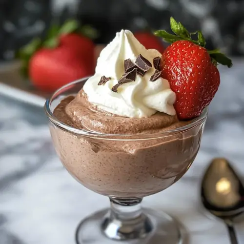 5 Minute Whipped Chocolate Mousse