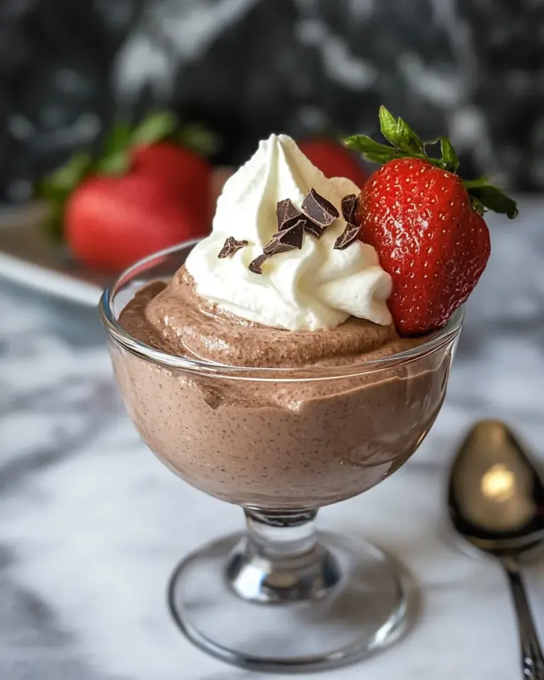 5 Minute Whipped Chocolate Mousse