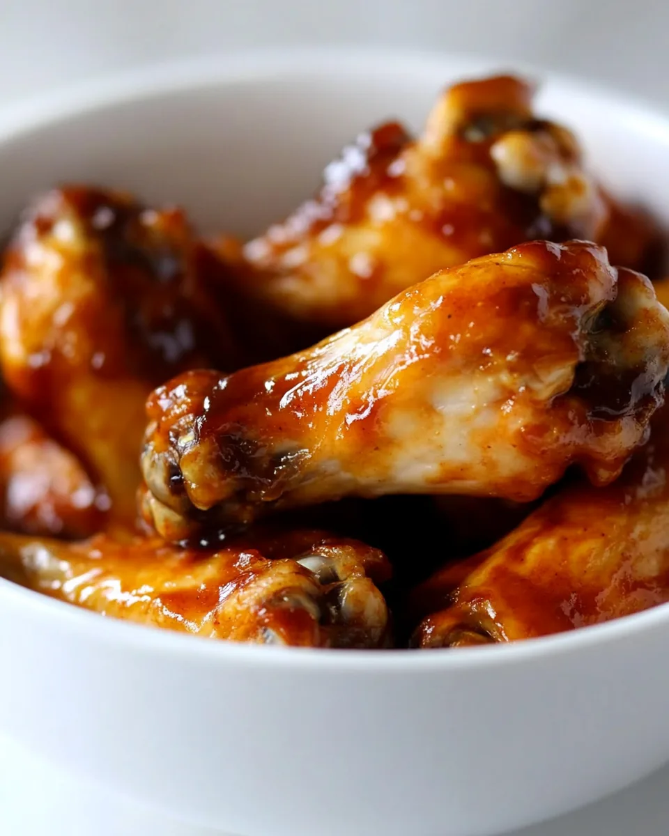 Air Fryer BBQ Chicken Wings