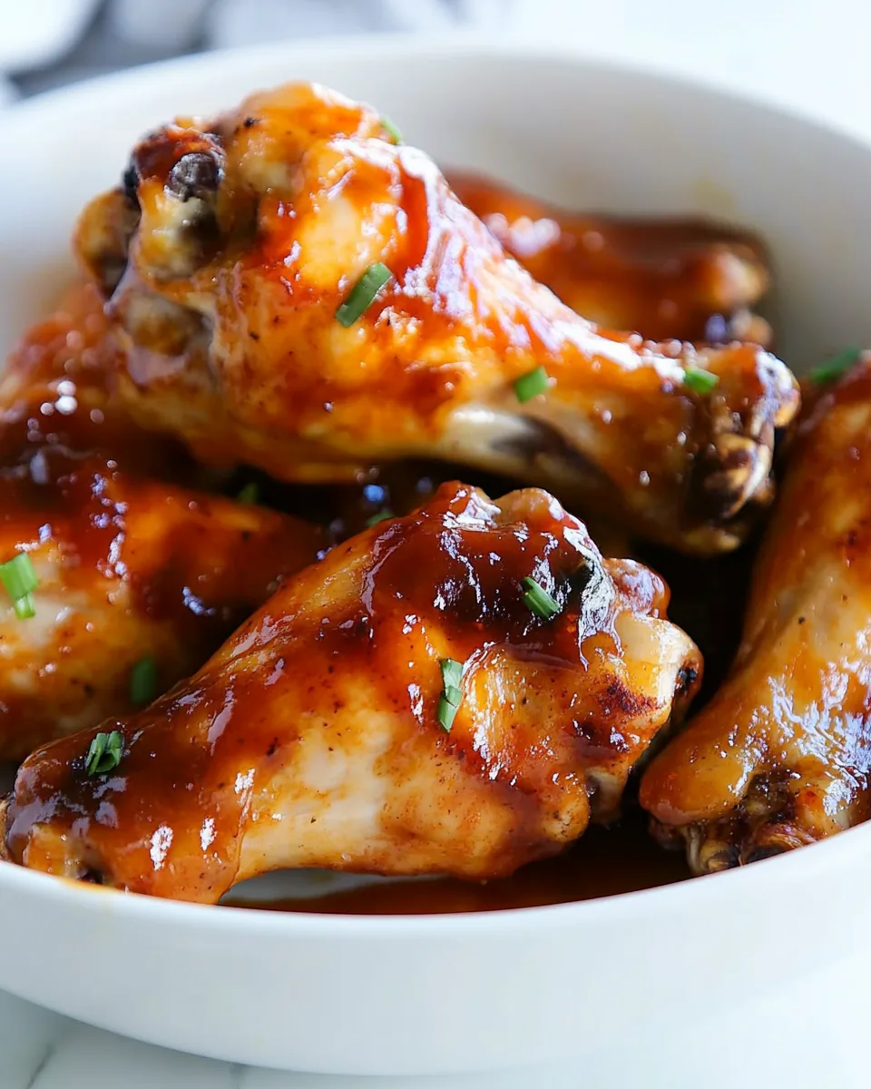Air Fryer BBQ Chicken Wings