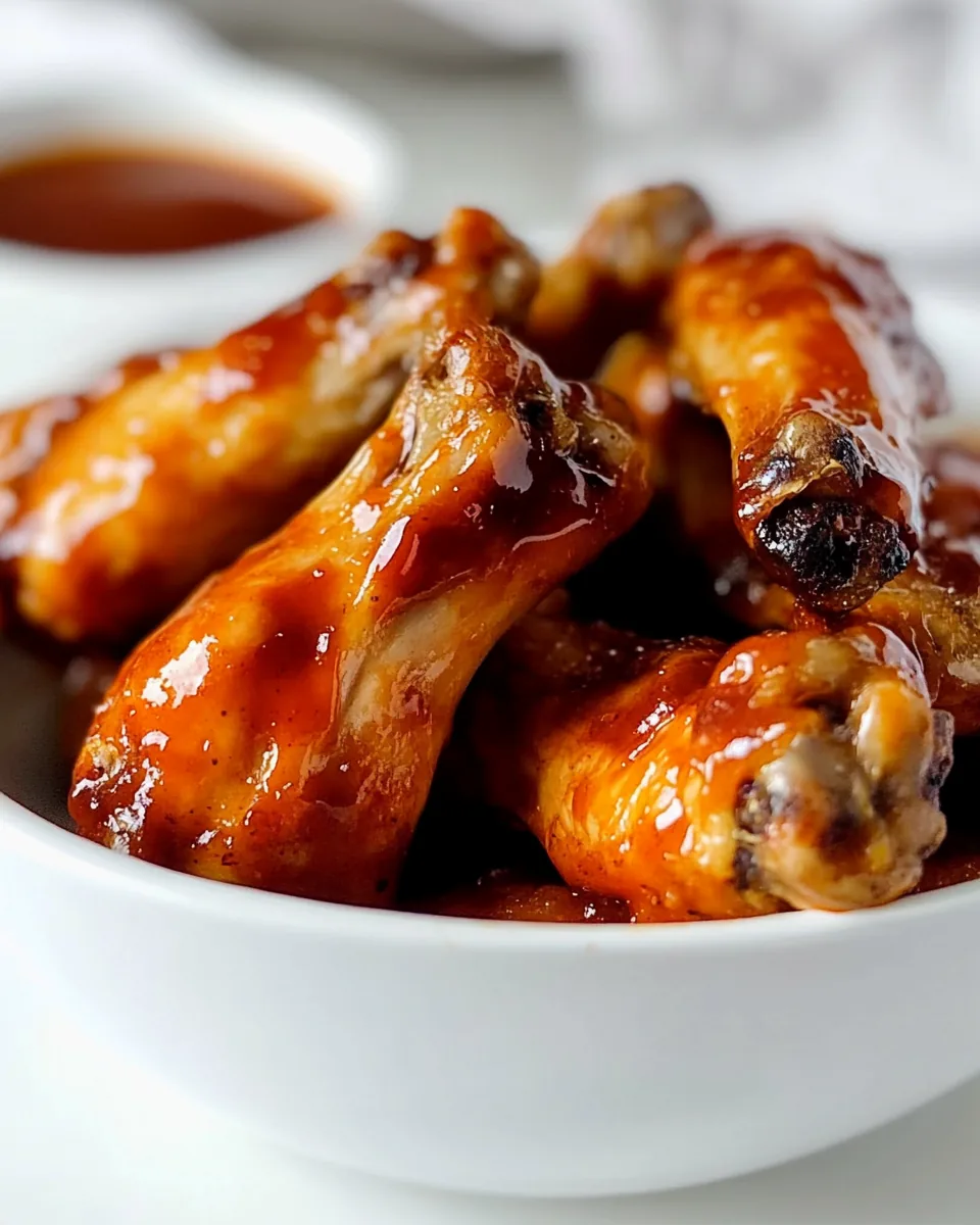 Air Fryer BBQ Chicken Wings