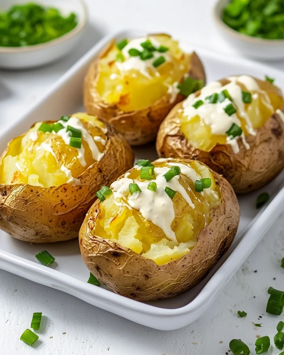 Air Fryer Baked Potatoes