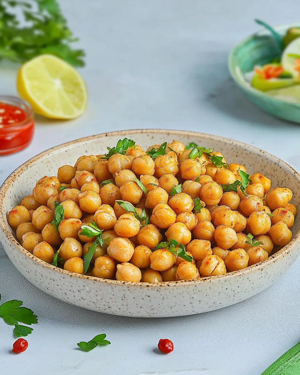 Air Fryer Chickpeas