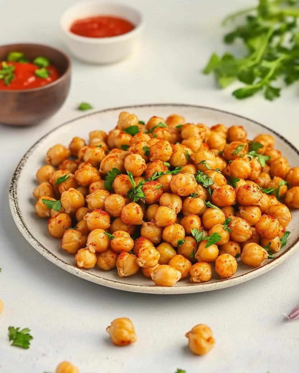 Air Fryer Chickpeas