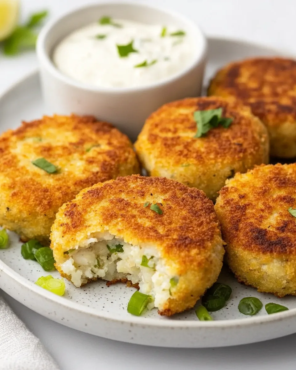 Air Fryer Cod Fish Cakes