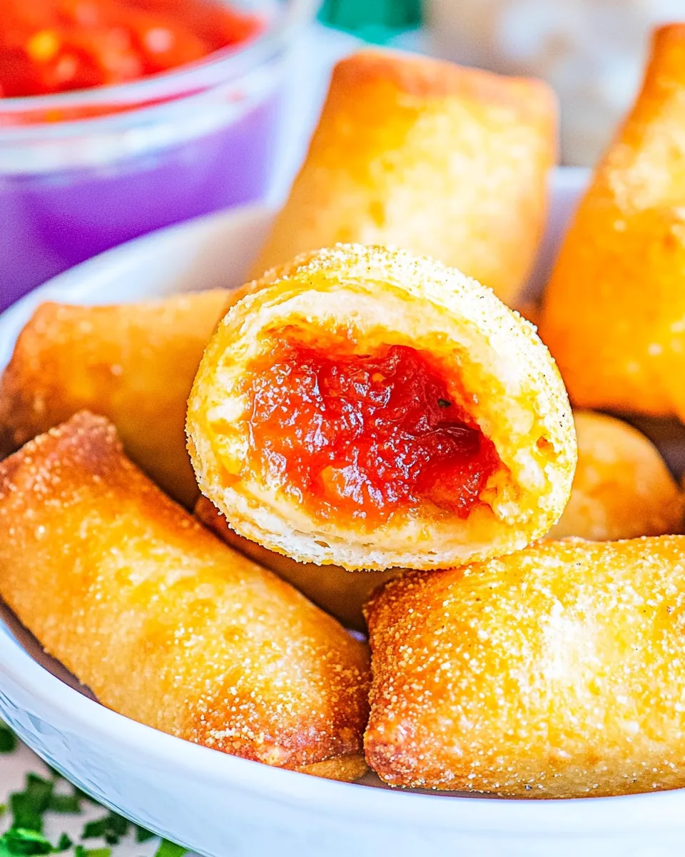 Air Fryer Pizza Rolls
