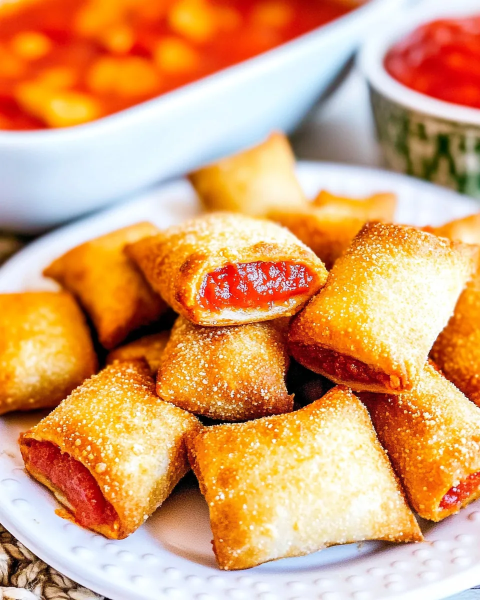 Air Fryer Pizza Rolls