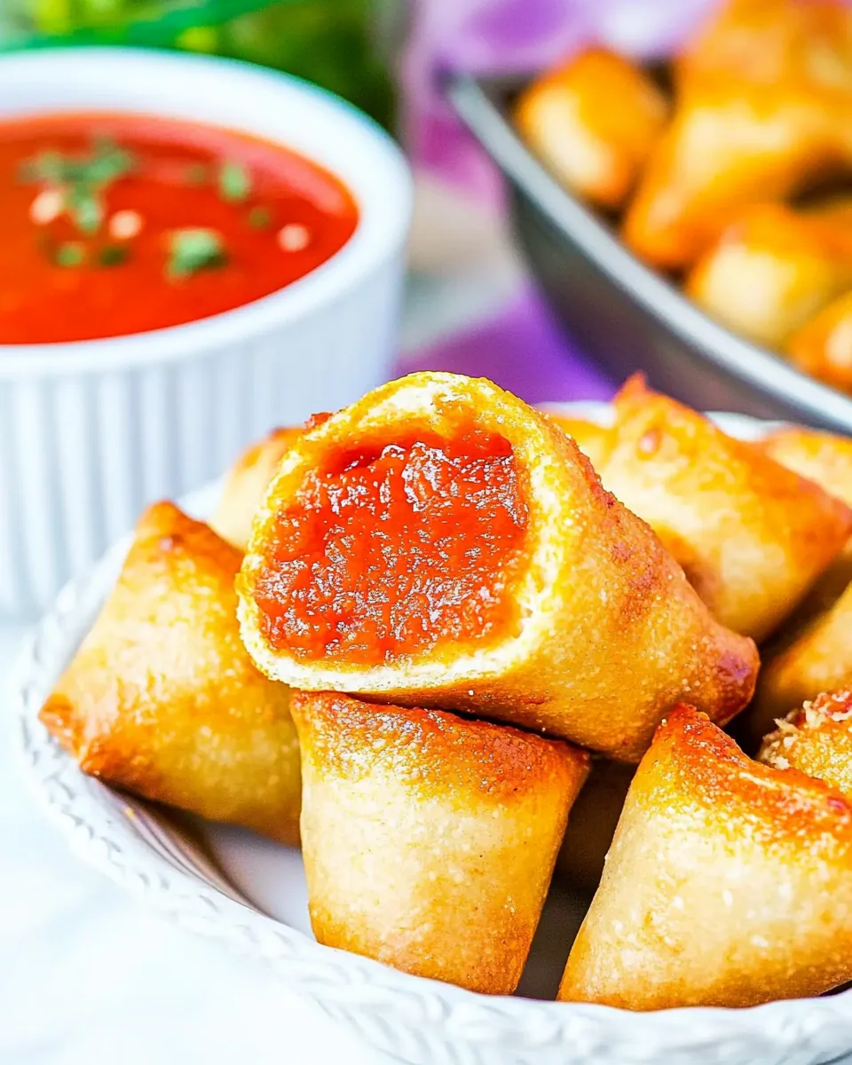 Air Fryer Pizza Rolls