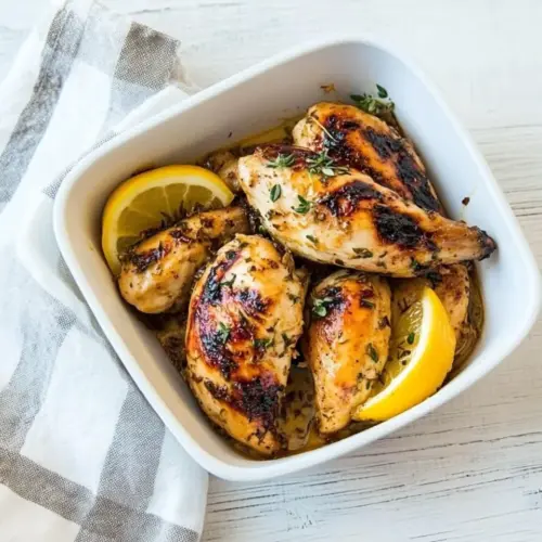Air Fryer Preserved Lemon Chicken