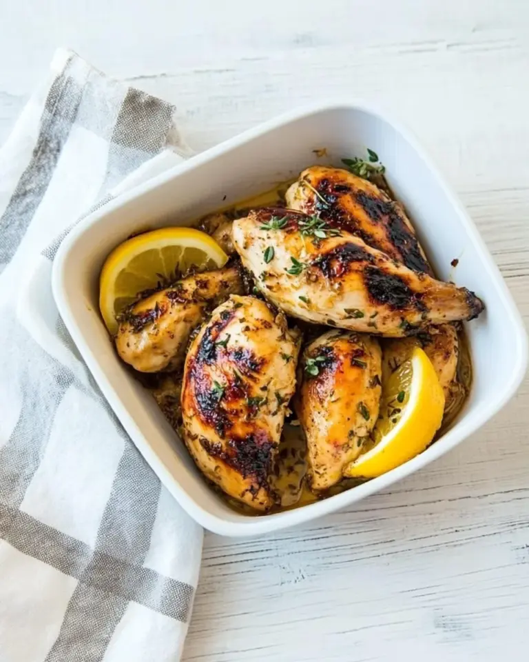 Air Fryer Preserved Lemon Chicken