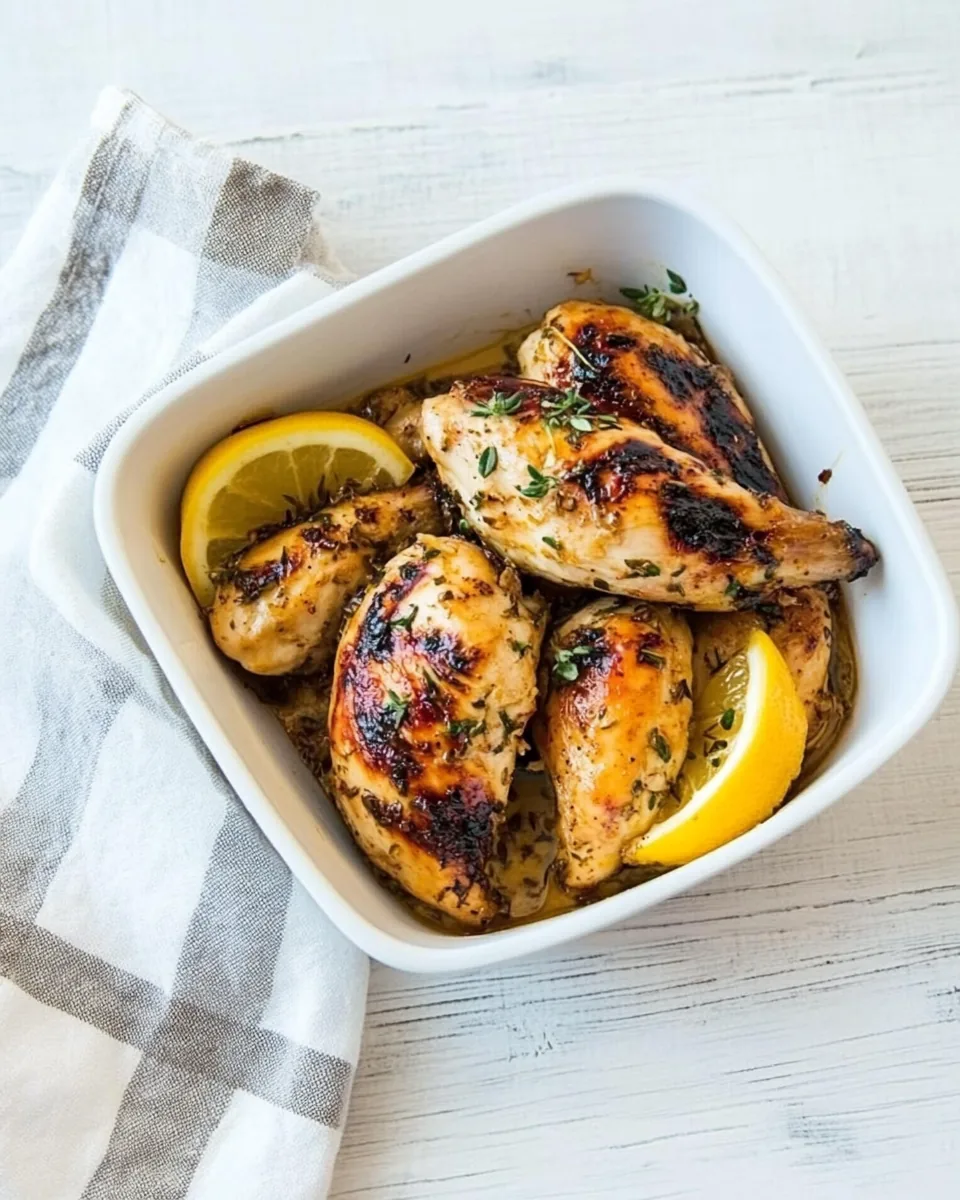 Air Fryer Preserved Lemon Chicken