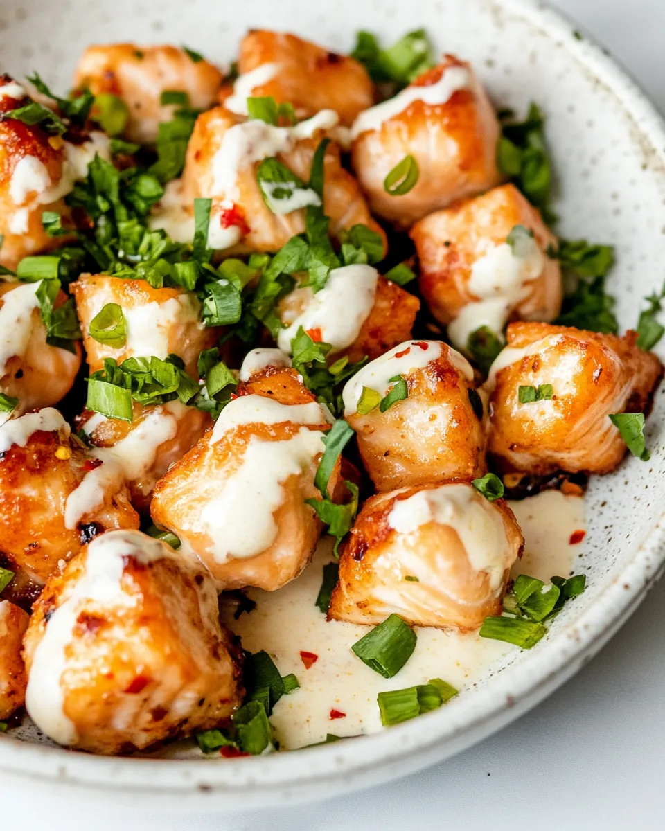 Air Fryer Salmon Bites