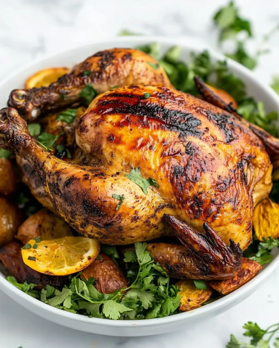 Air Fryer Whole Chicken