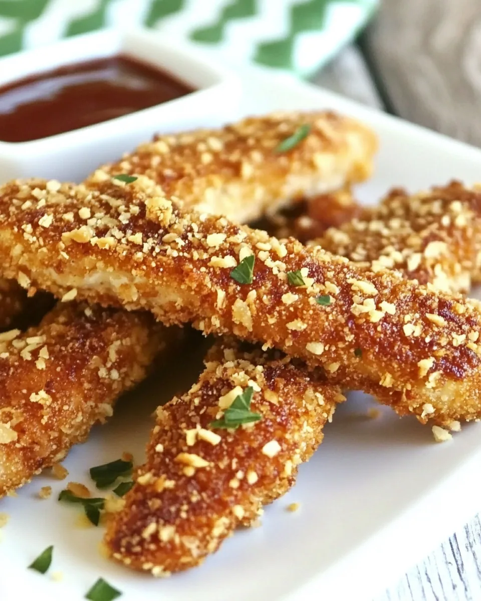 Almond Crusted Chicken Strips