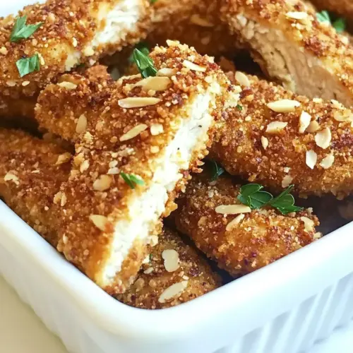 Almond Crusted Chicken Strips