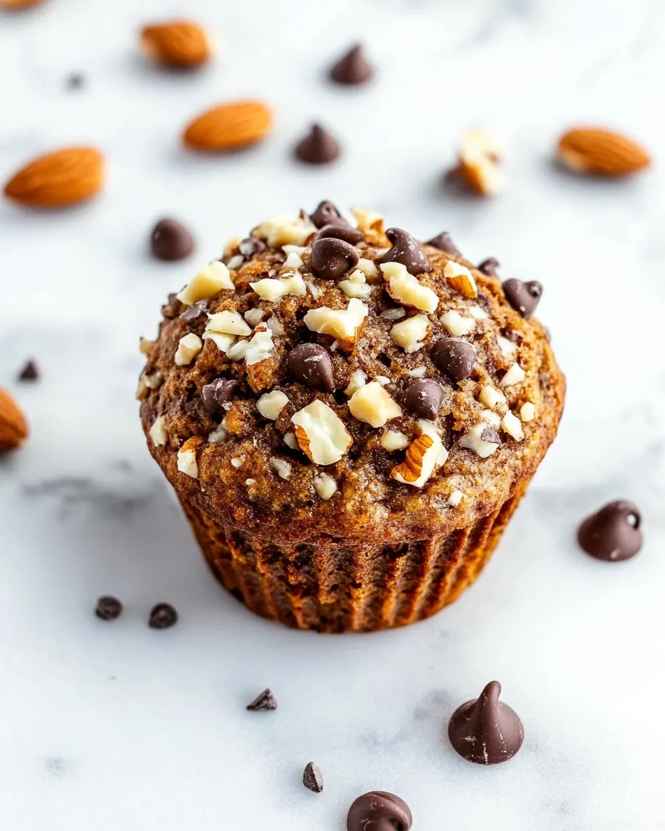 Almond Flour Paleo Banana Nut Muffins