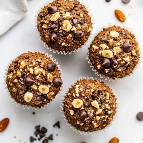 Almond Flour Paleo Banana Nut Muffins