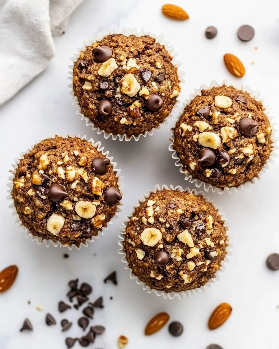 Almond Flour Paleo Banana Nut Muffins
