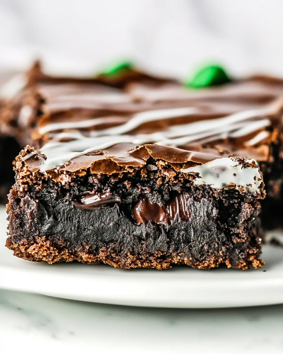 Andes Mint Brownies