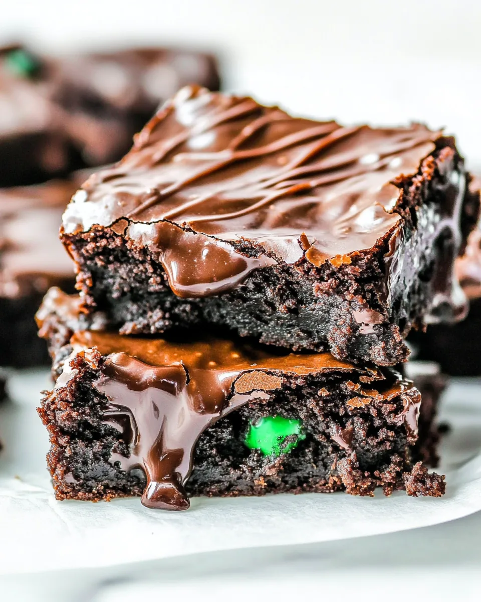 Andes Mint Brownies