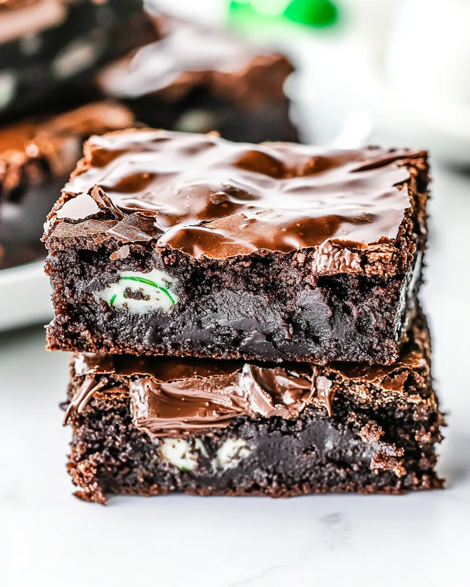 Andes Mint Brownies