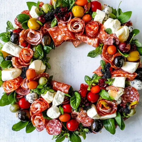 Antipasto Charcuterie Wreath