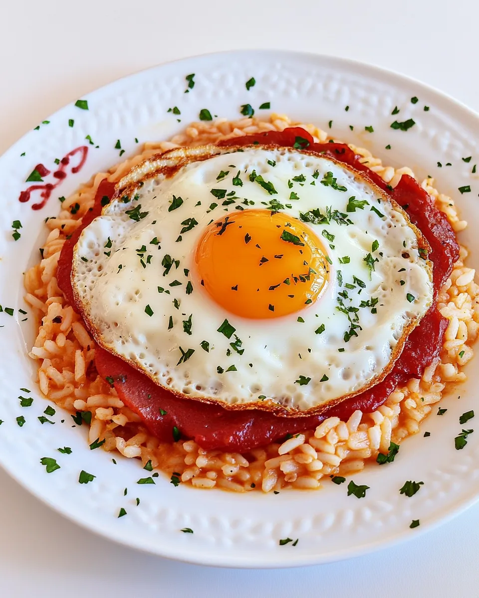 Arroz con Huevo Frito
