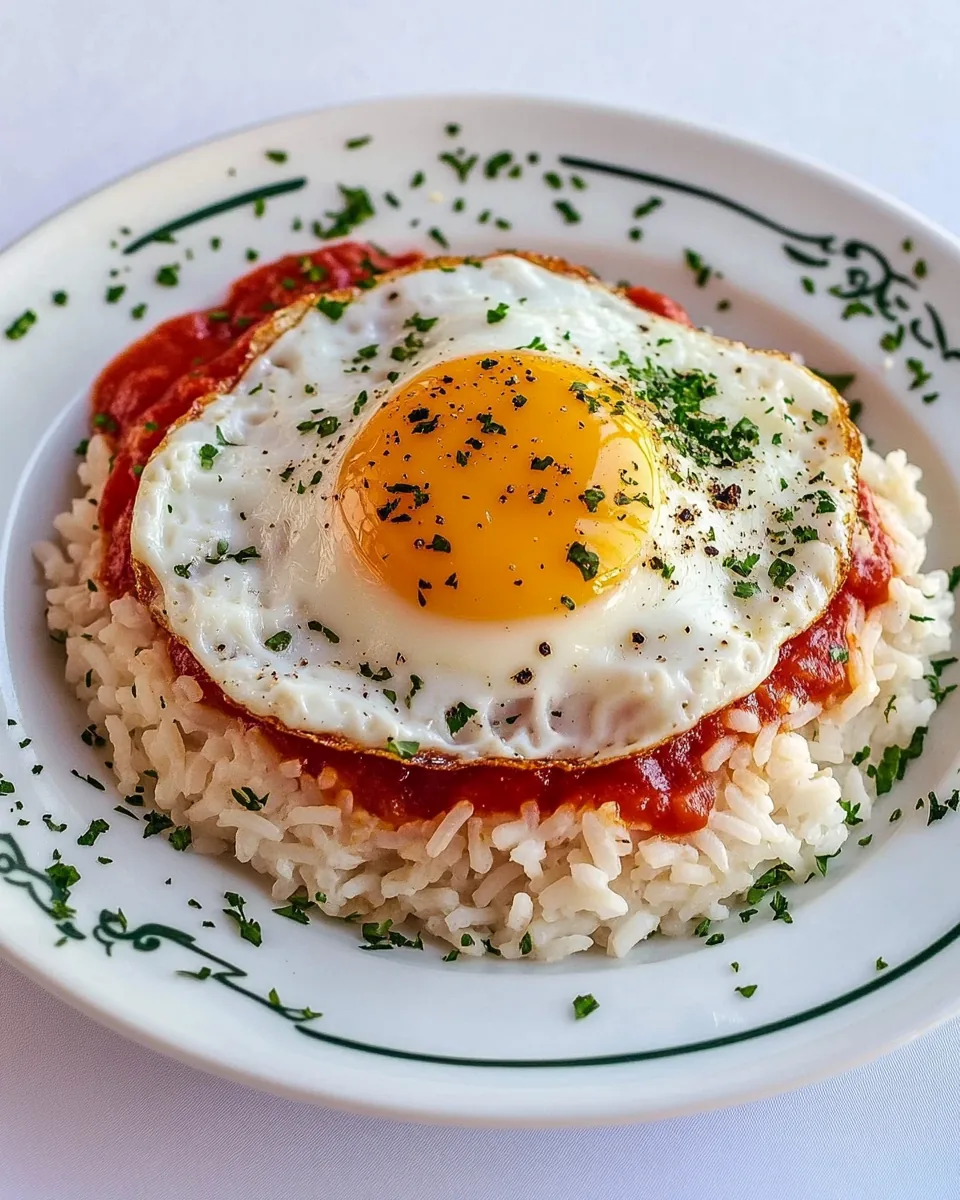 Arroz con Huevo Frito
