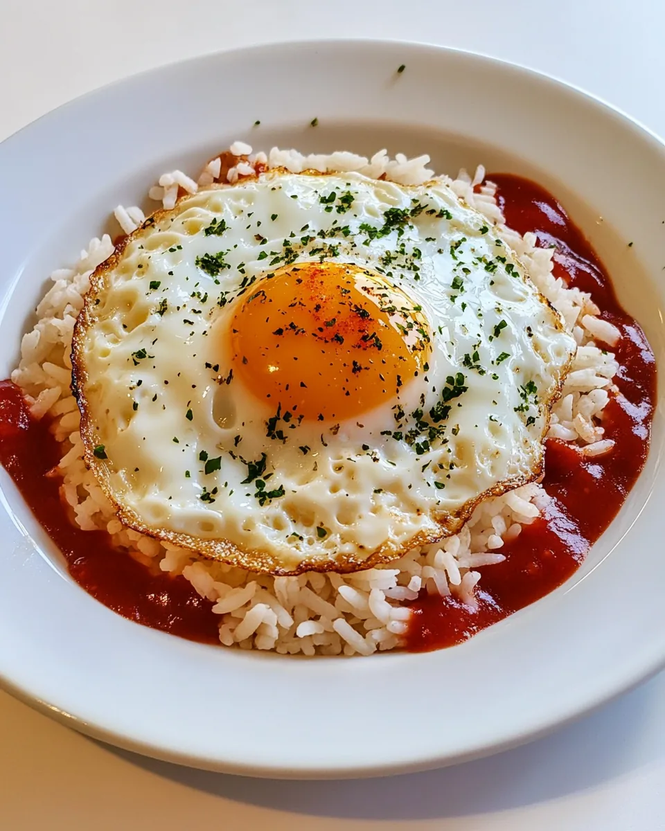 Arroz con Huevo Frito