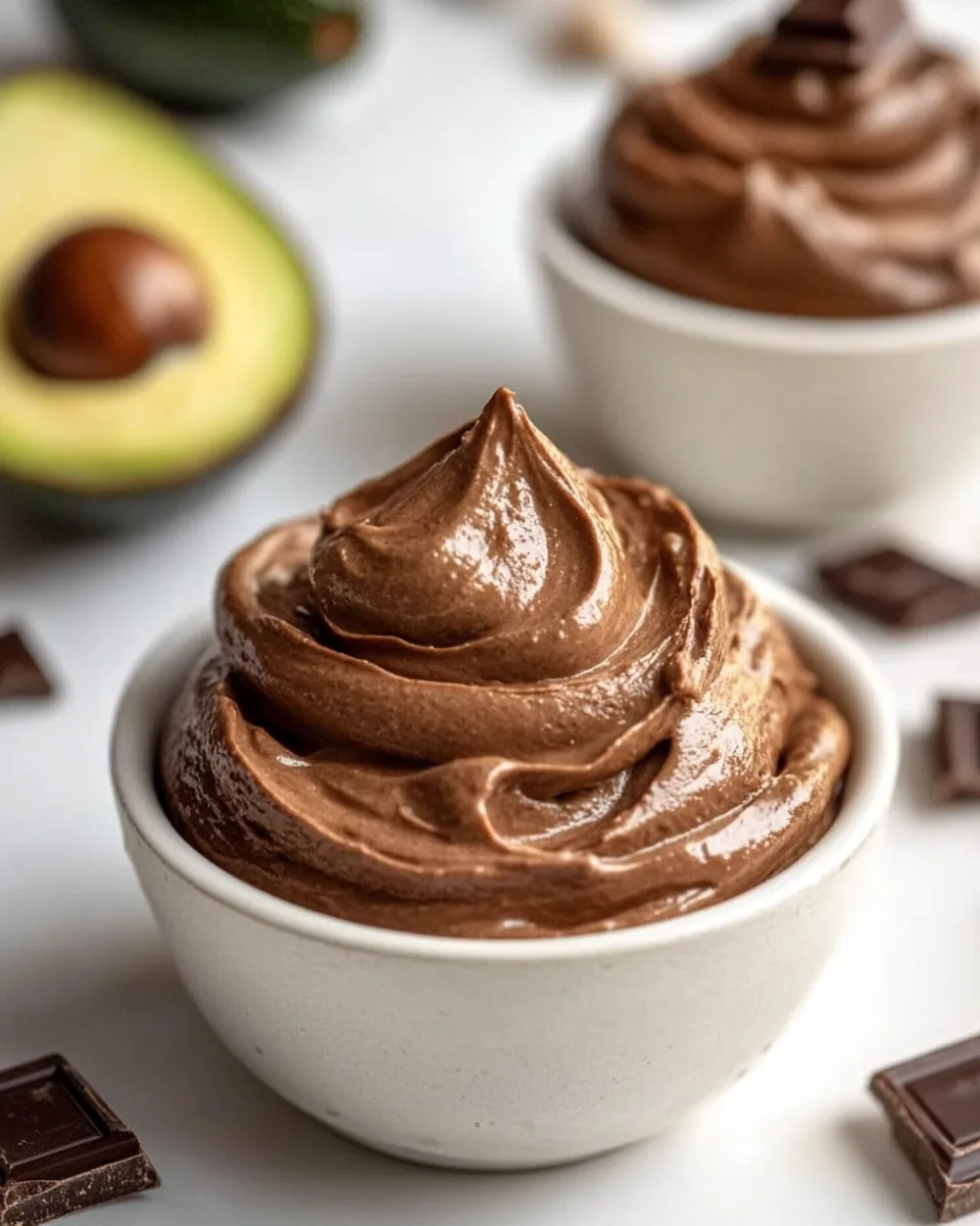Avocado Chocolate Mousse