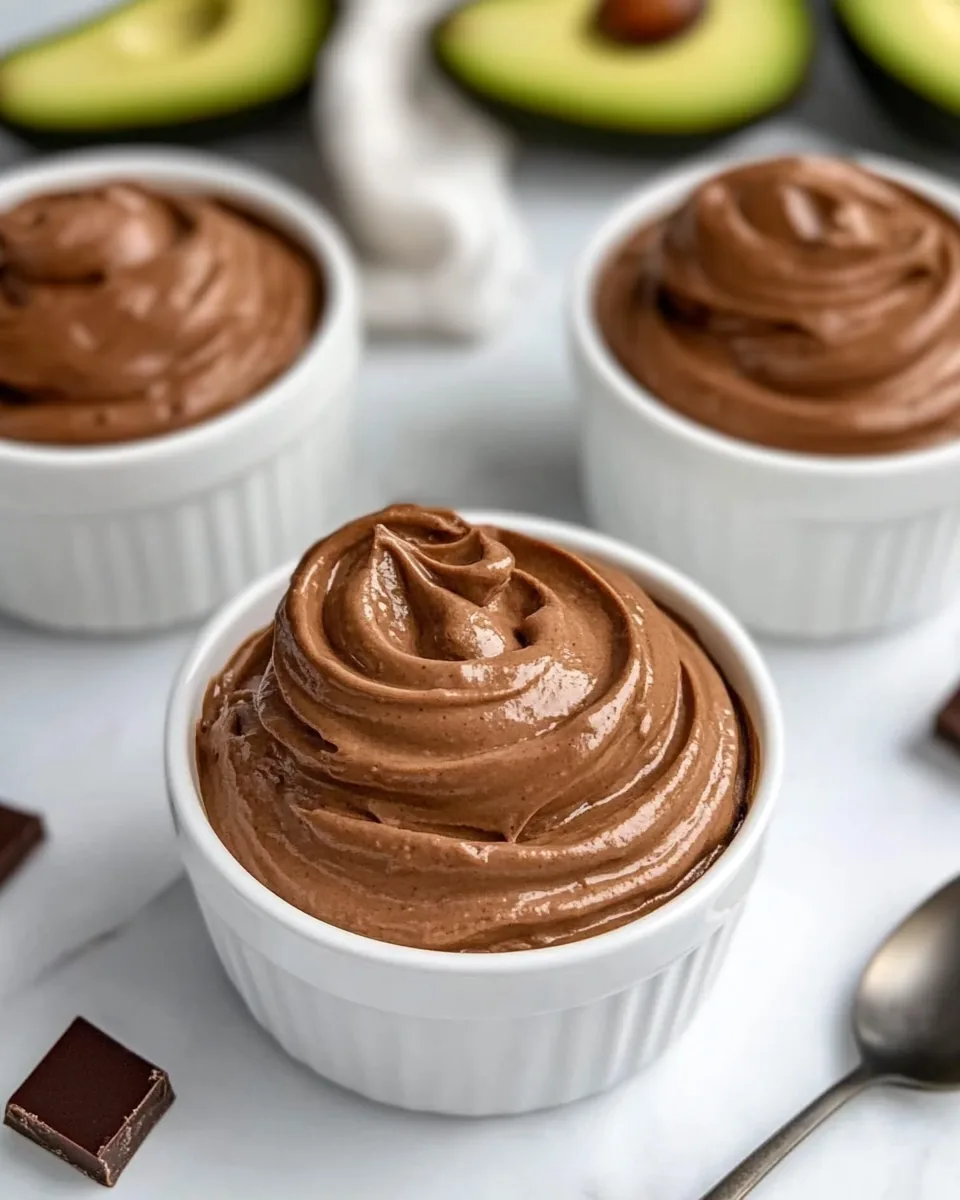 Avocado Chocolate Mousse