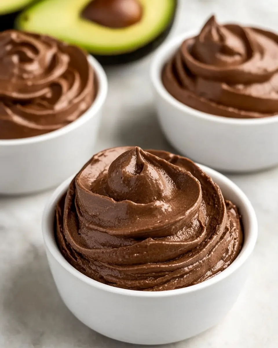 Avocado Chocolate Mousse