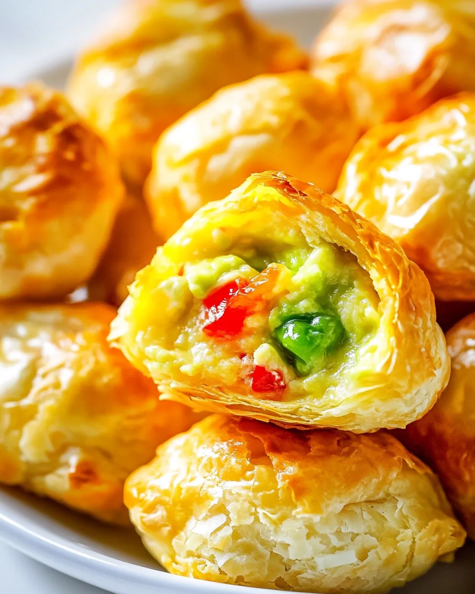 Avocado Mozzarella Puffs
