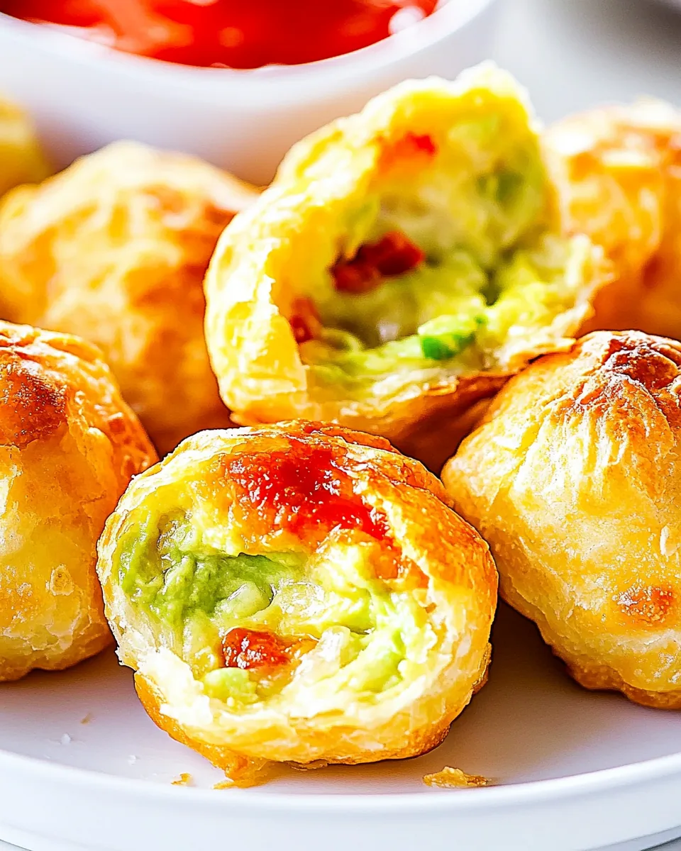 Avocado Mozzarella Puffs