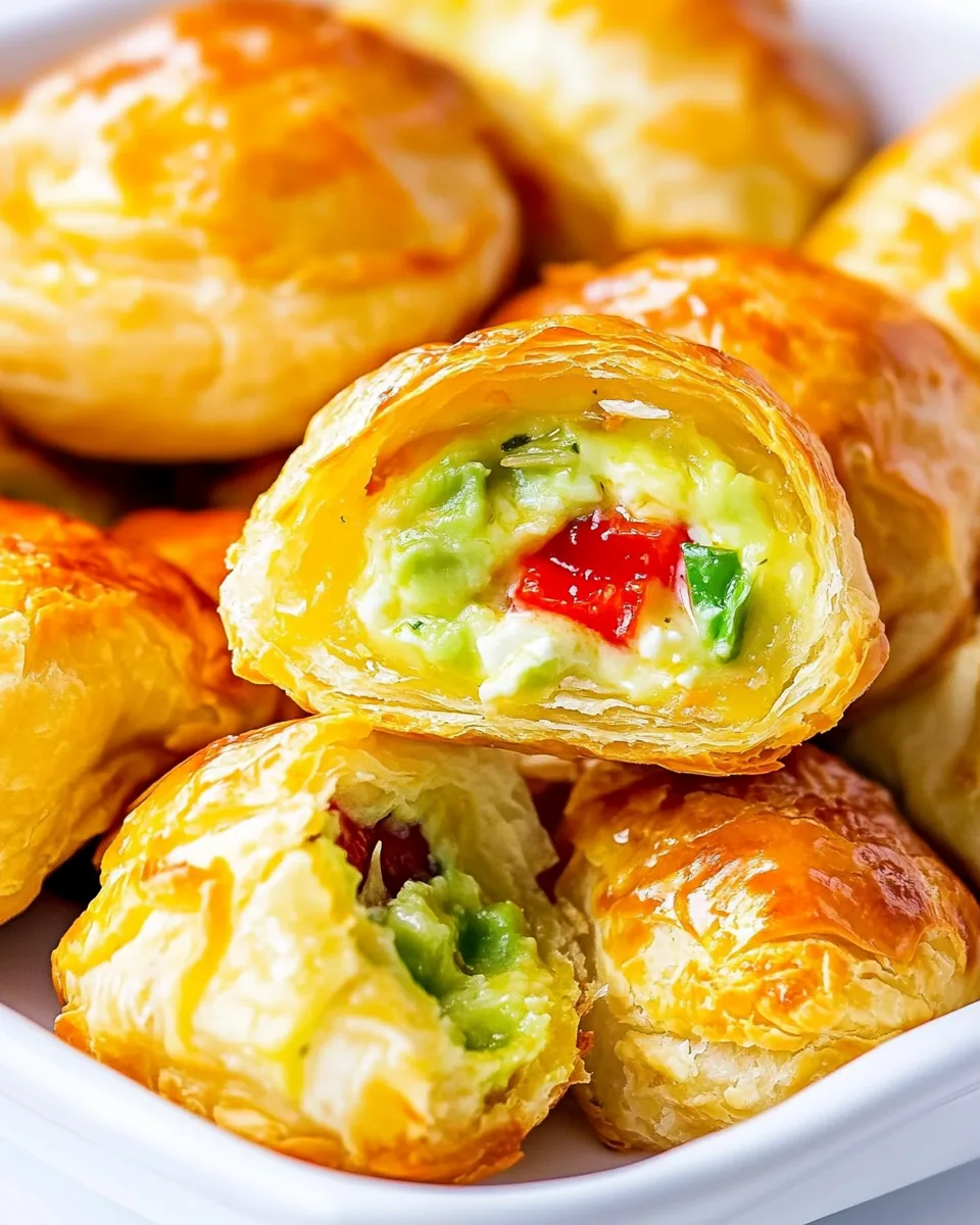 Avocado Mozzarella Puffs