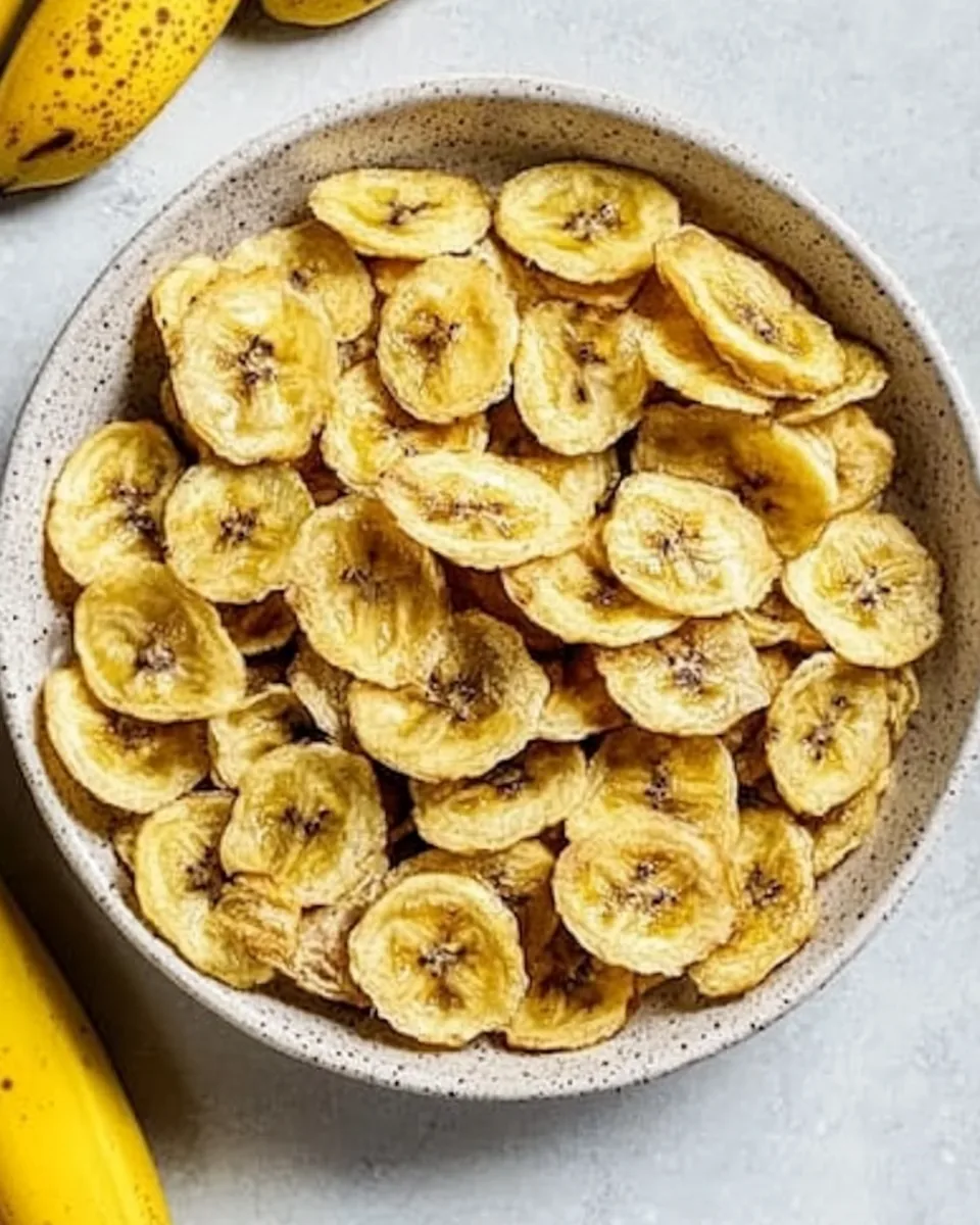 Baked Banana Chips