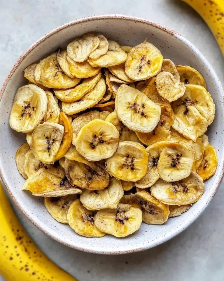 Baked Banana Chips