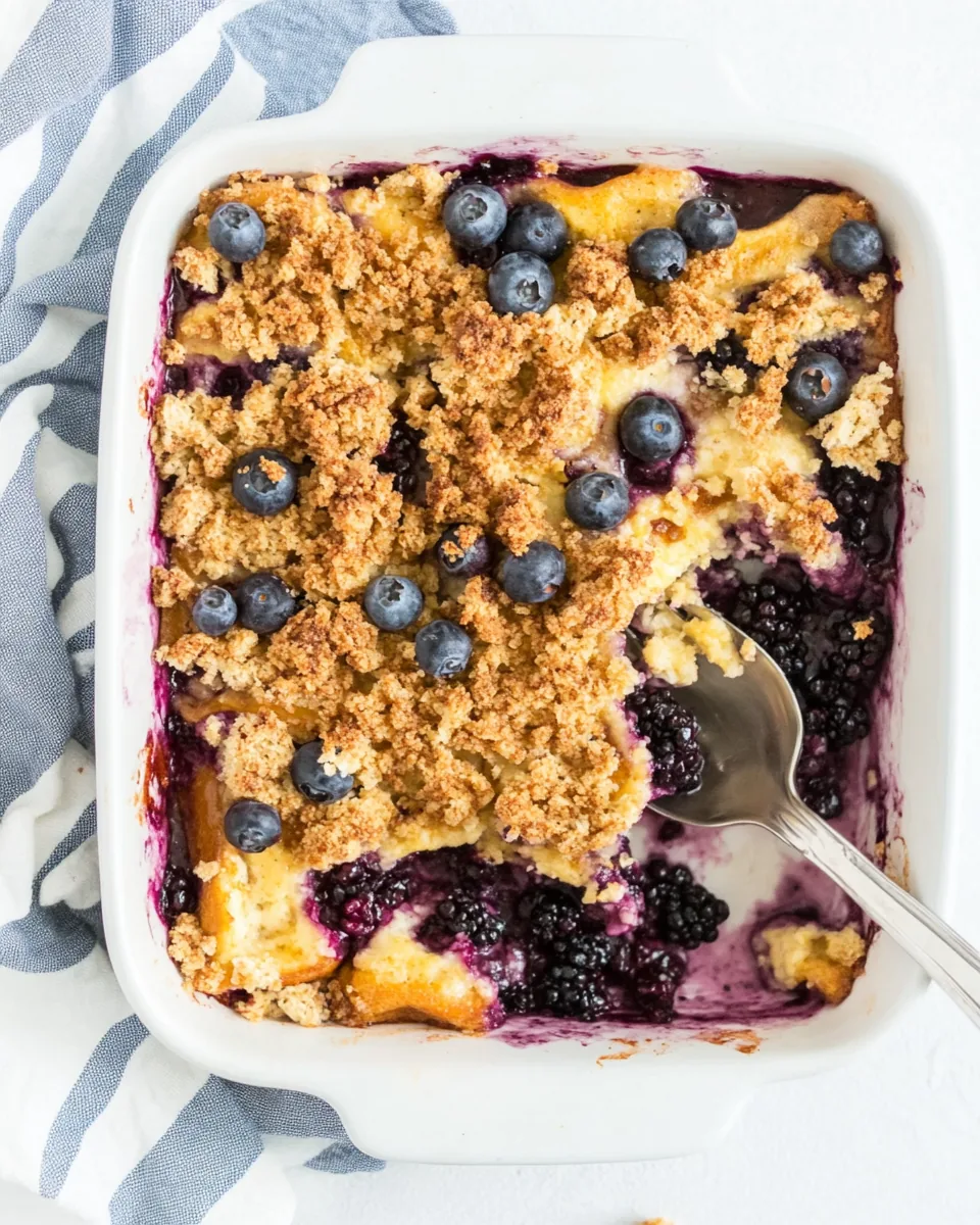 Baked Blueberry French Toast Casserole