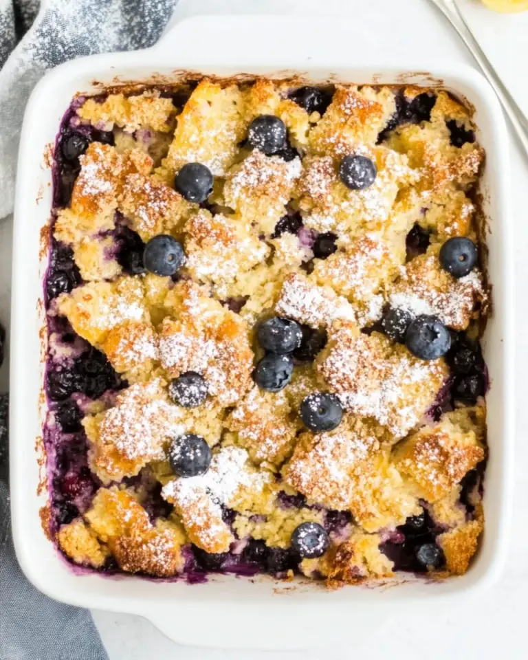 Baked Blueberry French Toast Casserole