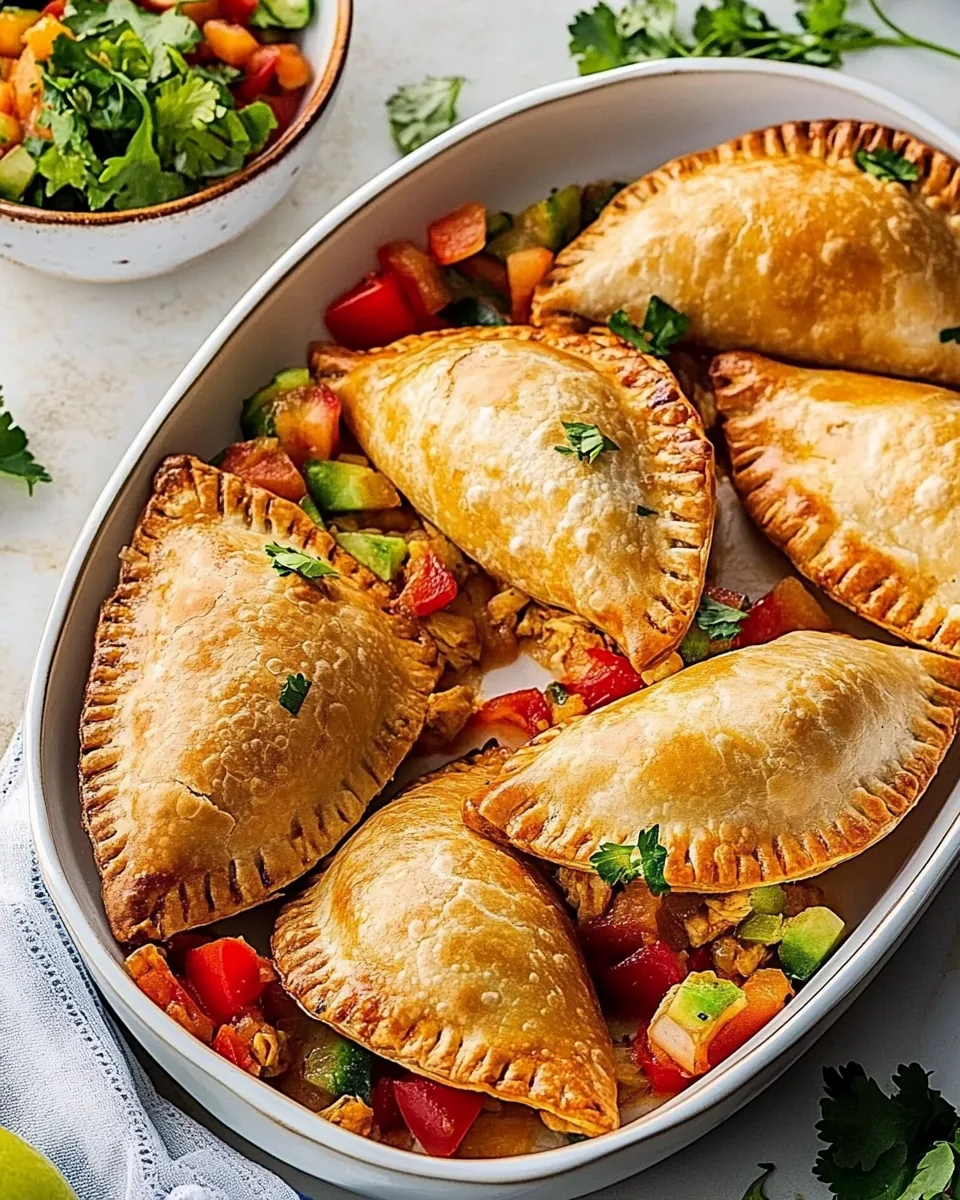 Baked Chicken Empanadas
