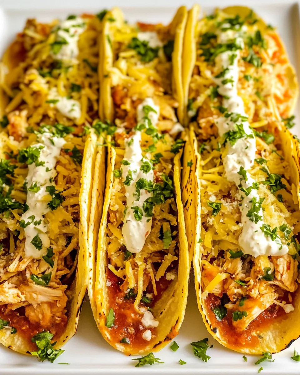 Baked Chicken Tacos