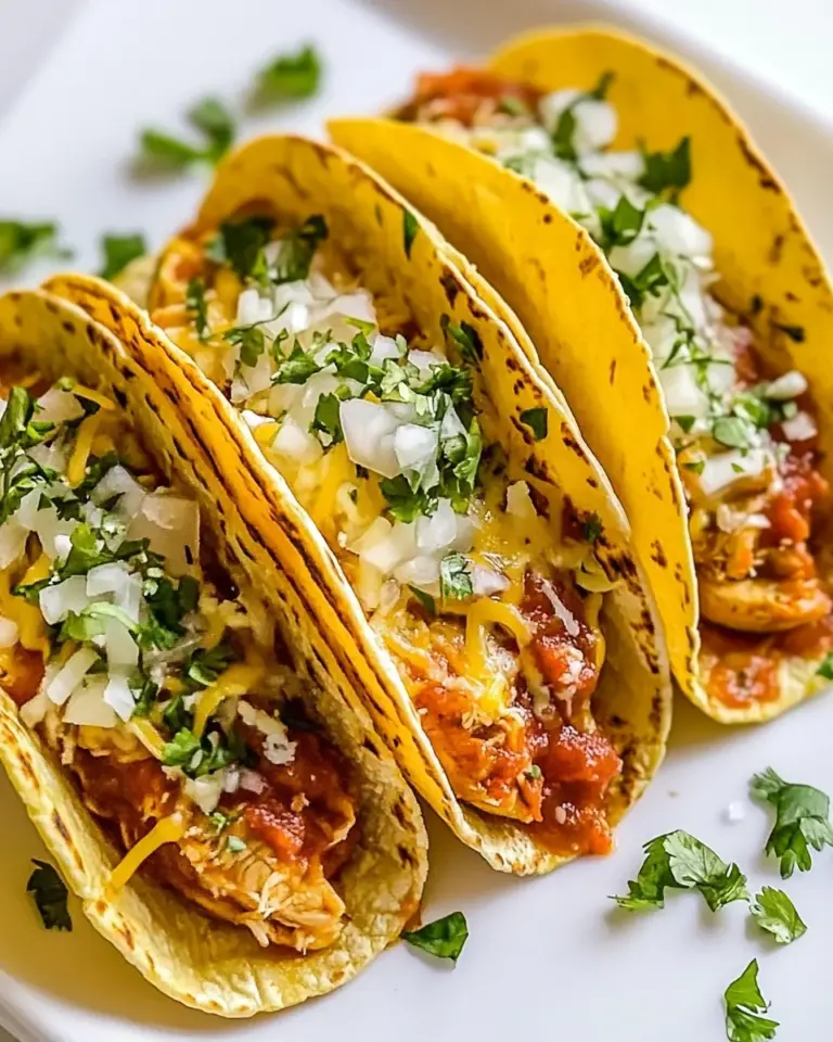 Baked Chicken Tacos