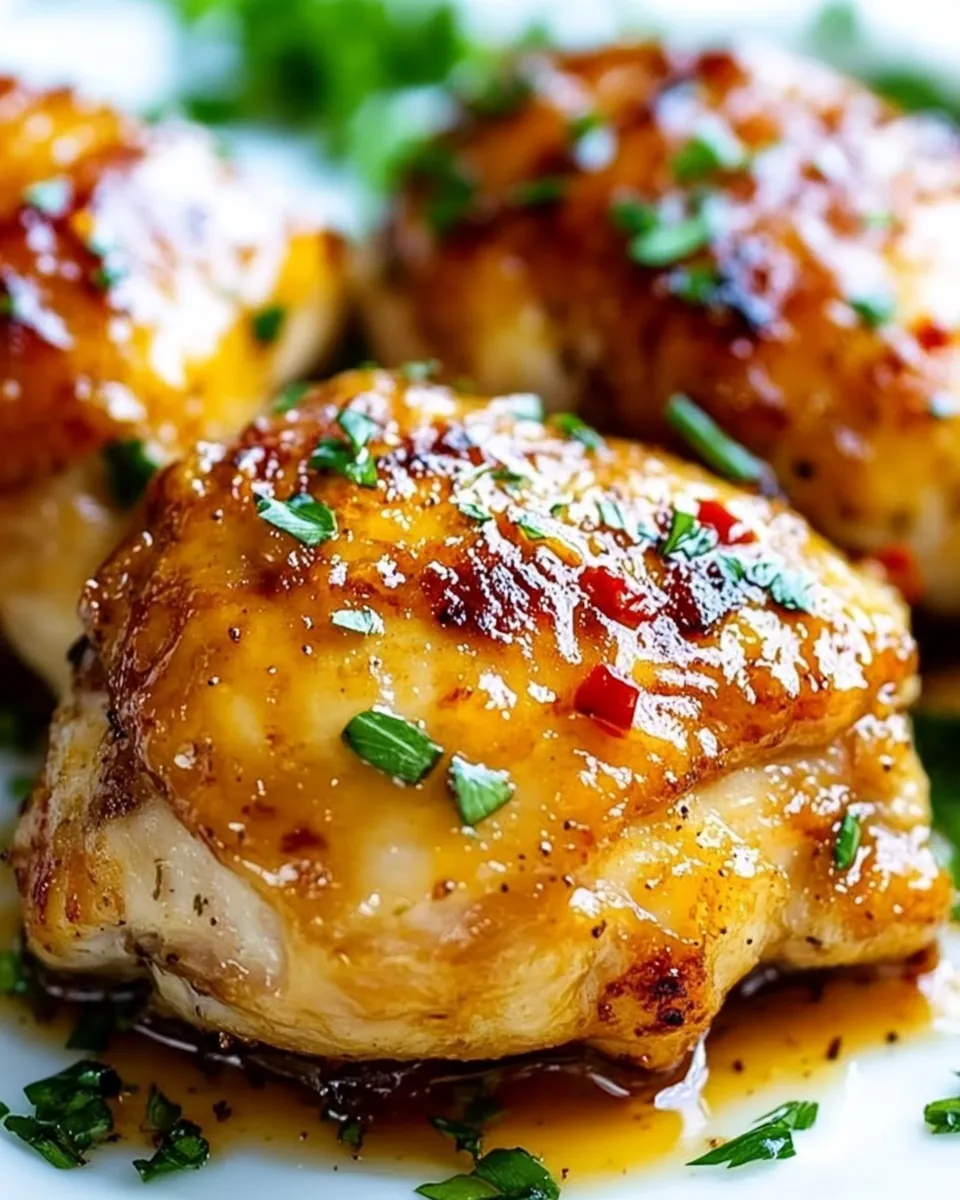 Baked Chicken Thighs