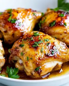 Baked Chicken Thighs