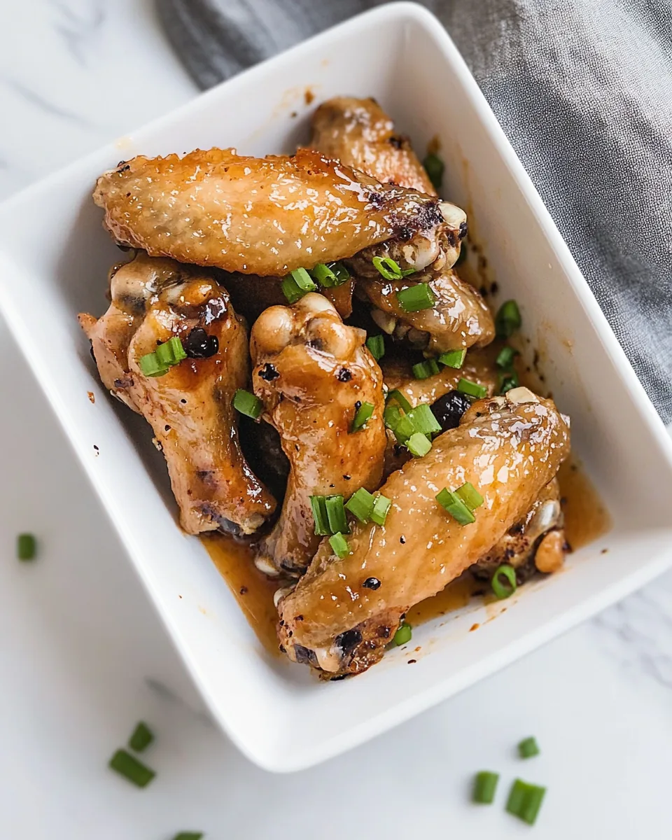 Baked Honey Mustard Chicken Wings